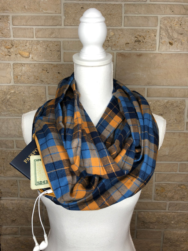 Hidden Pocket Infinity Scarves (Seasonal)