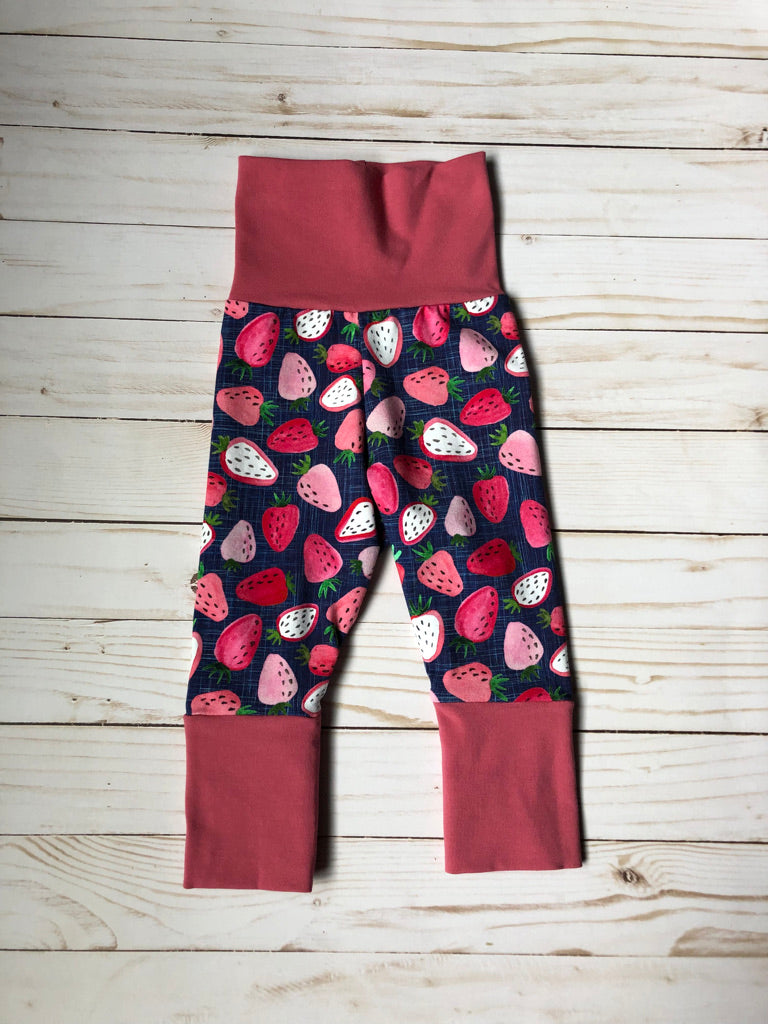 Grow with Me Joggers - Strawberries