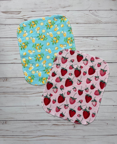 Paperless Towels, Lemons and Strawberries, Set of 12