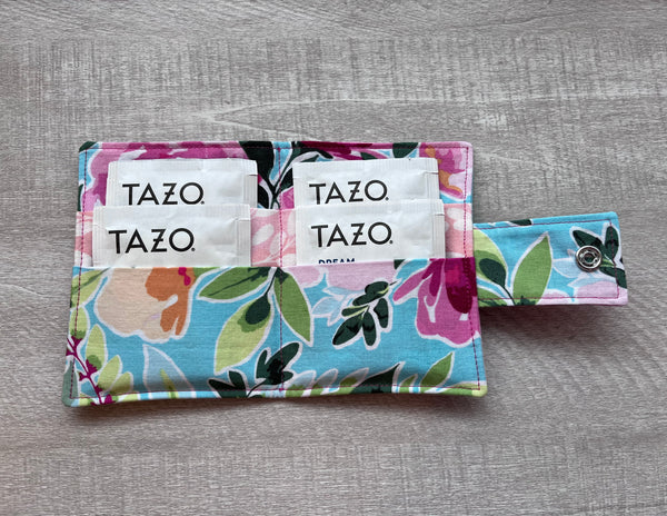 Tea Wallet - Spring Floral